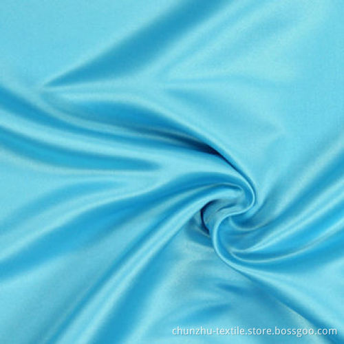 High twist satin fabric, made of 100% polyester